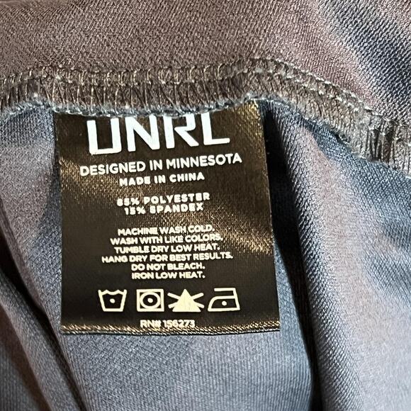 UNRL Pullover Mens XL Quarter Zip Grid Scheels Meridian Athletic Fit Stretch - Picture 4 of 8